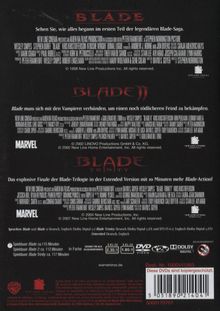 Blade Trilogy, 3 DVDs