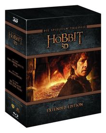 Der Hobbit: Die Trilogie (Extended Edition) (3D &amp; 2D Blu-ray), 15 Blu-ray Discs