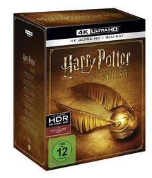 Harry Potter Complete Collection (8 Filme) (Ultra HD Blu-ray &amp; Blu-ray), 8 Ultra HD Blu-rays und 8 Blu-ray Discs
