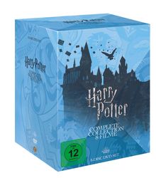 Harry Potter Complete Collection (8 Filme), 8 DVDs