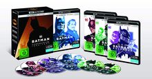 Batman 1-4 (Ultra HD Blu-ray &amp; Blu-ray), 4 Ultra HD Blu-rays und 4 Blu-ray Discs