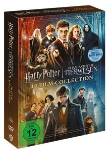 Wizarding World (Harry Potter &amp; Phantastische Tierwesen) (10-Film Collection) (Jubiläumsedition), 11 DVDs