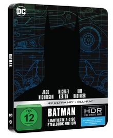 Batman (1989) (Ultra HD Blu-ray &amp; Blu-ray im Steelbook), 1 Ultra HD Blu-ray und 1 Blu-ray Disc