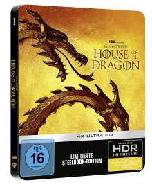 House of the Dragon Staffel 1 (Ultra HD Blu-ray im Steelbook), 4 Ultra HD Blu-rays