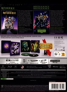 Beetlejuice (2 Movie Limited Collector's Edition) (Ultra HD Blu-ray &amp; Blu-ray im Steelbook), 2 Ultra HD Blu-rays