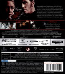 Texte: "Macht euch bereit für das Ende", "Conjuring 4: Das letzte Kapitel", "Specials", "4K Ultra HD". Zwei Gesichter, düstere Szenen.