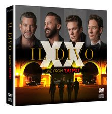 Il Divo: XX - Live From Taipei (+DVD), 1 CD und 1 DVD