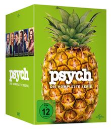 Psych (Komplette Serie), 31 DVDs