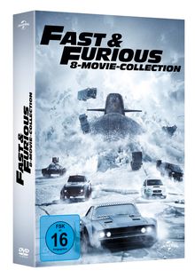 Fast &amp; Furious (8-Movie Collection), 8 DVDs