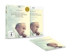 Papst Franziskus - Ein Mann seines Wortes (mit Buch zum Film) (Blu-ray), 1 Blu-ray Disc und 1 Buch