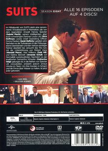 Suits Season 8, 4 DVDs