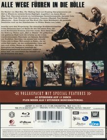 Hell on Wheels (Komplette Serie) (Blu-ray), 17 Blu-ray Discs