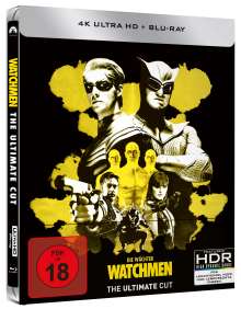 Watchmen - Die Wächter (Ultimate Cut) (Ultra HD Blu-ray &amp; Blu-ray im Steelbook), 1 Ultra HD Blu-ray und 1 Blu-ray Disc