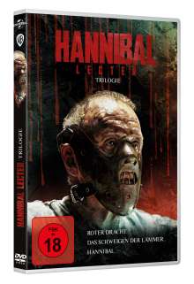 Hannibal Lecter Trilogie (Das Schweigen der Lämmer / Hannibal / Roter Drache), 3 DVDs