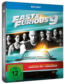 Fast &amp; Furious 9 - Die Fast &amp; Furious Saga (Blu-ray im Steelbook), Blu-ray Disc