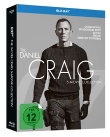 Daniel Craig 5-Movie-Collection (Blu-ray), 5 Blu-ray Discs