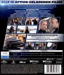 Fast &amp; Furious - 10-Movie-Collection (Ultra HD Blu-ray), 10 Ultra HD Blu-rays
