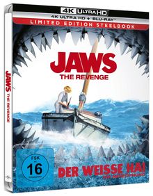 Der weiße Hai 4 - Die Abrechnung (Ultra HD Blu-ray &amp; Blu-ray im Steelbook), 1 Ultra HD Blu-ray und 1 Blu-ray Disc