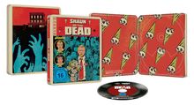 Shaun of the Dead (Ultra HD Blu-ray &amp; Blu-ray im Steelbook), 1 Ultra HD Blu-ray und 1 Blu-ray Disc