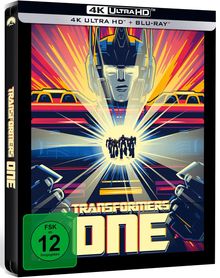 Transformers One (Ultra HD Blu-ray &amp; Blu-ray im Steelbook), 1 Ultra HD Blu-ray und 1 Blu-ray Disc