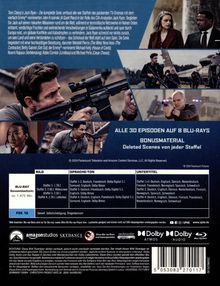 Jack Ryan (Komplette Serie) (Blu-ray), 8 Blu-ray Discs