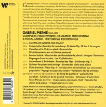 Gabriel Pierne (1863-1937): Werke (Orchesterwerke, Kammermusik, Vokalwerke, sämtliche Klavierwerke), 10 CDs