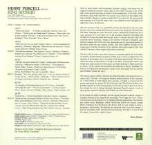 Henry Purcell (1659-1695): King Arthur (180g), 2 LPs