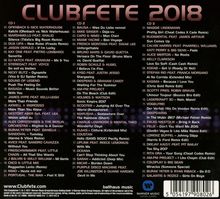Clubfete 2018 (63 Club Dance &amp; Party Hits), 3 CDs