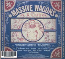 **MASSIVE WAGONS**. Songs: "Under No Illusion", "China Plates", "Billy Balloon Head", "Sunshine Smile", mehr. Illustration mit kräftigen Männern.
