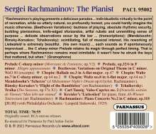 Sergej Rachmaninoff - Rachmaninoff the Pianist, CD