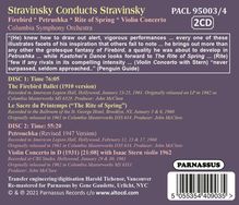 Igor Strawinsky (1882-1971): Strawinsky conducts Strawinsky, 2 CDs