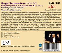 Sergej Rachmaninoff (1873-1943): Symphonie Nr.2, CD