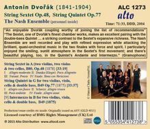 Antonin Dvorak (1841-1904): Streichsextett op.48, CD