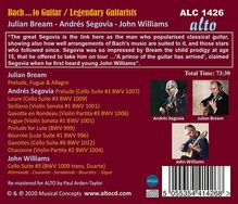 Bach to Guitar, CD