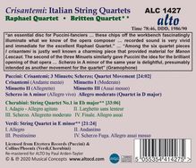 Raphael Quartet / Britten Quartet - Crisantemi, CD