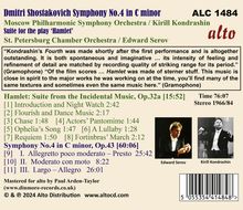 Dmitri Schostakowitsch (1906-1975): Symphonie Nr.4, CD