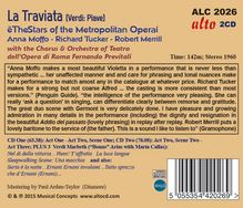 Giuseppe Verdi (1813-1901): La Traviata, 2 CDs