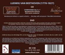 Ludwig van Beethoven (1770-1827): Symphonien Nr.5 &amp; 7, 1 CD und 1 DVD