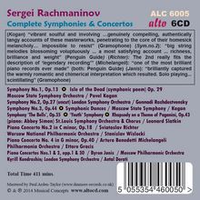 Sergej Rachmaninoff (1873-1943): Orchesterwerke, 6 CDs