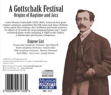 Louis Moreau Gottschalk (1829-1869): Werke für Klavier solo, Klavier 4-händig und Klavier mit Orchester, 3 CDs