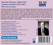 Heinrich Schenker (1868-1935): Klavierwerke, CD