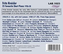 Fritz Kreisler - Favourite Short Pieces, CD