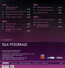 Ella Fitzgerald (1917-1996): Live In Cologne 1974 (remastered) (180g), 2 LPs