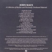 John Maus: A Collection Of Rarities And Previously Unreleased Material, CD