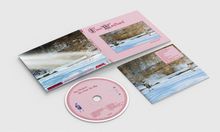 Text: Finn Wolfhard "Fire From the Hip". CD und Cover mit winterlicher Szene. Person im Schnee mit Rauch im Hintergrund.