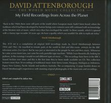 David Attenborough: My Field Recordings From Across The Planet, 2 CDs