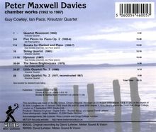 Peter Maxwell Davies (1934-2016): Kammermusik, CD