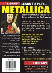 Metallica: Lick Library: Learn To Play Metallica Volume 3, DVD