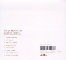 Speck Mountain: Summer Above (Digipack), CD