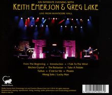Keith Emerson &amp; Greg Lake: Live From Manticore Hall, CD